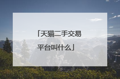 天猫二手交易平台叫什么