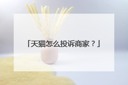 天猫怎么投诉商家?