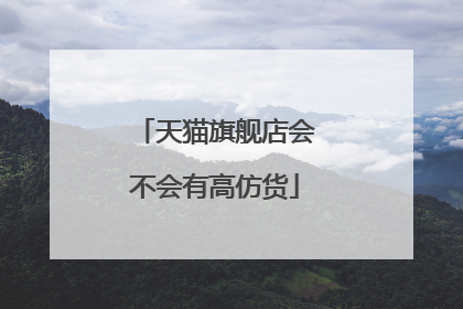 天猫旗舰店会不会有高仿货