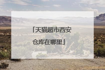 天猫超市西安仓库在哪里