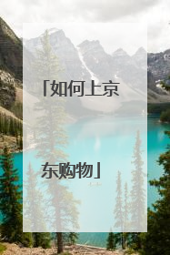 如何上京东购物