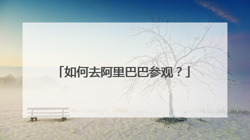 如何去阿里巴巴参观?