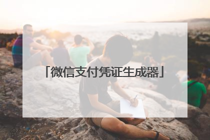 微信支付凭证生成器