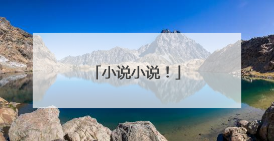 小说小说!