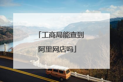 工商局能查到阿里网店吗