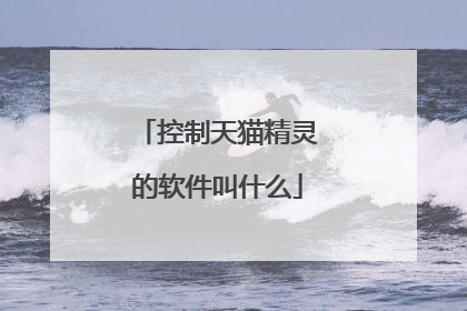 控制天猫精灵的软件叫什么