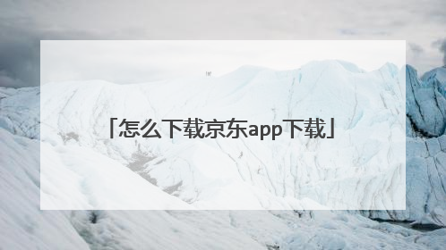 怎么下载京东app下载