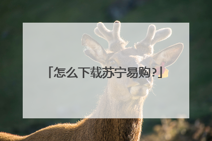 怎么下载苏宁易购?