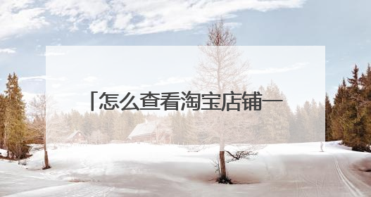 怎么查看淘宝店铺一个月的成交记录?