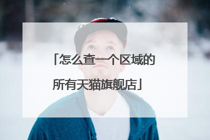 怎么查一个区域的所有天猫旗舰店