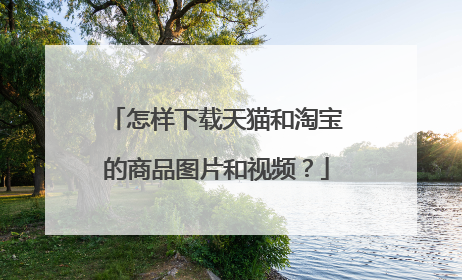 怎样下载天猫和淘宝的商品图片和视频?