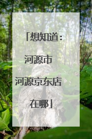 想知道: 河源市 河源京东店 在哪