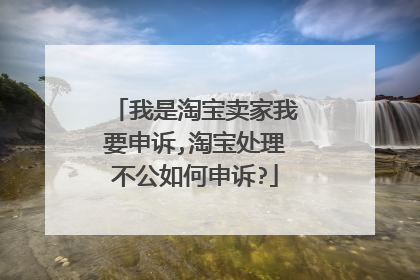 我是淘宝卖家我要申诉,淘宝处理不公如何申诉?