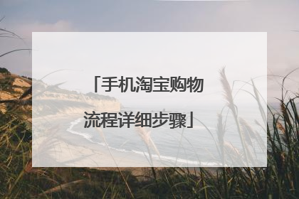 手机淘宝购物流程详细步骤