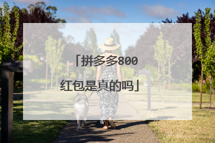 拼多多800红包是真的吗
