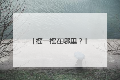 摇一摇在哪里?