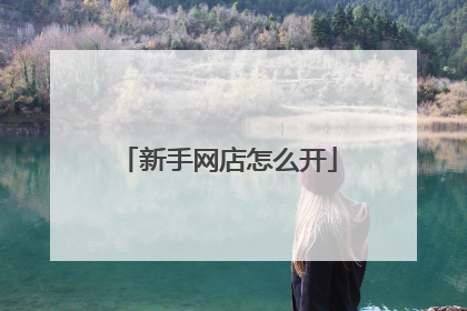 新手网店怎么开
