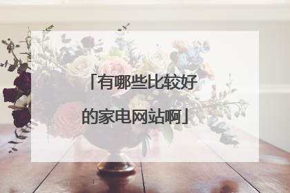 有哪些比较好的家电网站啊