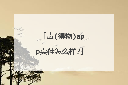毒(得物)app卖鞋怎么样?