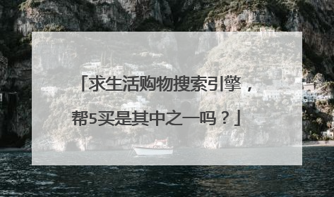 求生活购物搜索引擎,帮5买是其中之一吗?