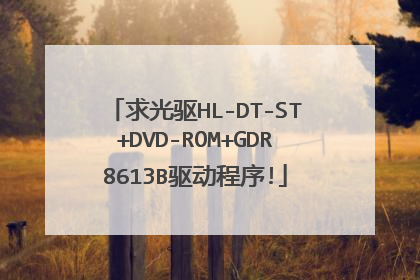求光驱HL-DT-ST+DVD-ROM+GDR8613B驱动程序!