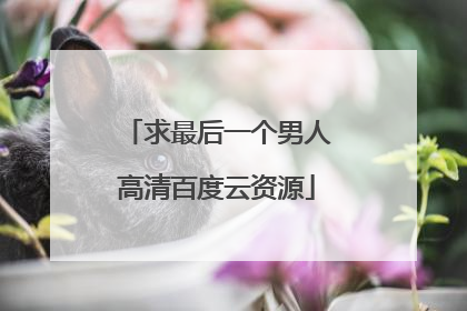 求最后一个男人高清百度云资源