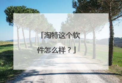 淘特这个软件怎么样?
