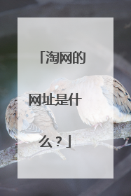 淘网的网址是什么?