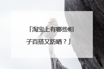 淘宝上有哪些帽子百搭又防晒?