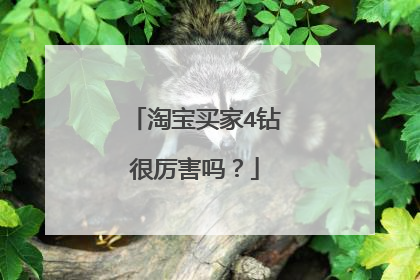 淘宝买家4钻很厉害吗?