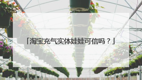 淘宝充气实体娃娃可信吗?