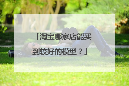 淘宝哪家店能买到较好的模型?