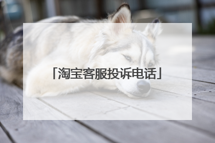 淘宝客服投诉电话