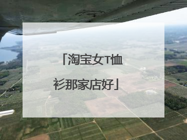 淘宝女T恤衫那家店好