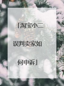 淘宝小二误判卖家如何申诉
