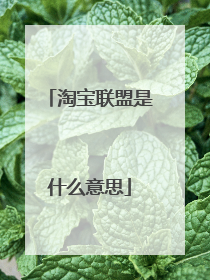 淘宝联盟是什么意思