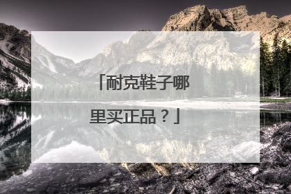 耐克鞋子哪里买正品?