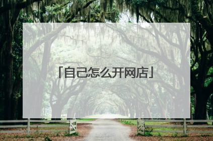 自己怎么开网店