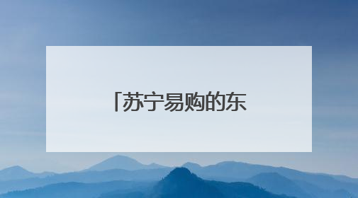 苏宁易购的东西是正品吗