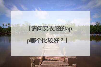 请问买衣服的app哪个比较好？