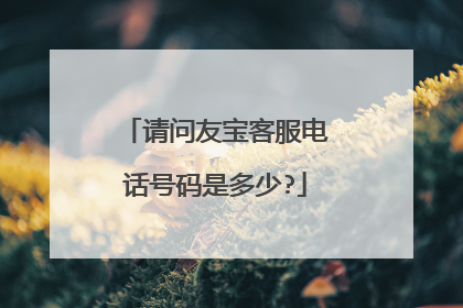 请问友宝客服电话号码是多少?