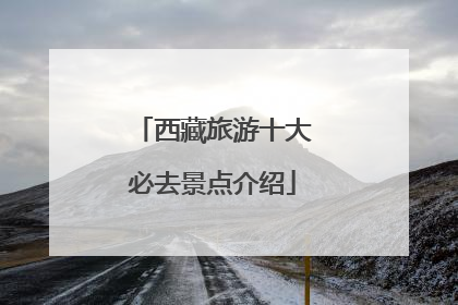 西藏旅游十大必去景点介绍