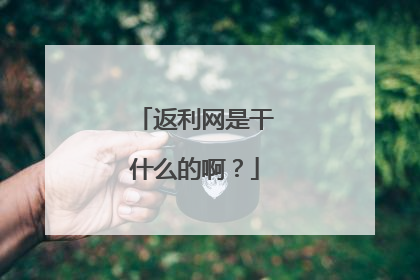 返利网是干什么的啊?