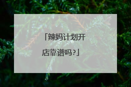 辣妈计划开店靠谱吗?