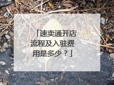 速卖通开店流程及入驻费用是多少?
