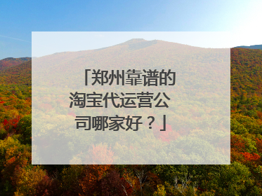 郑州靠谱的淘宝代运营公司哪家好?