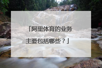 阿里体育的业务主要包括哪些?