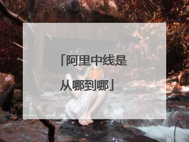 阿里中线是从哪到哪