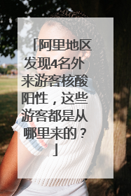 阿里地区发现4名外来游客核酸阳性,这些游客都是从哪里来的?