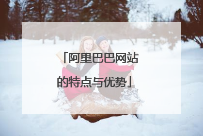 阿里巴巴网站的特点与优势